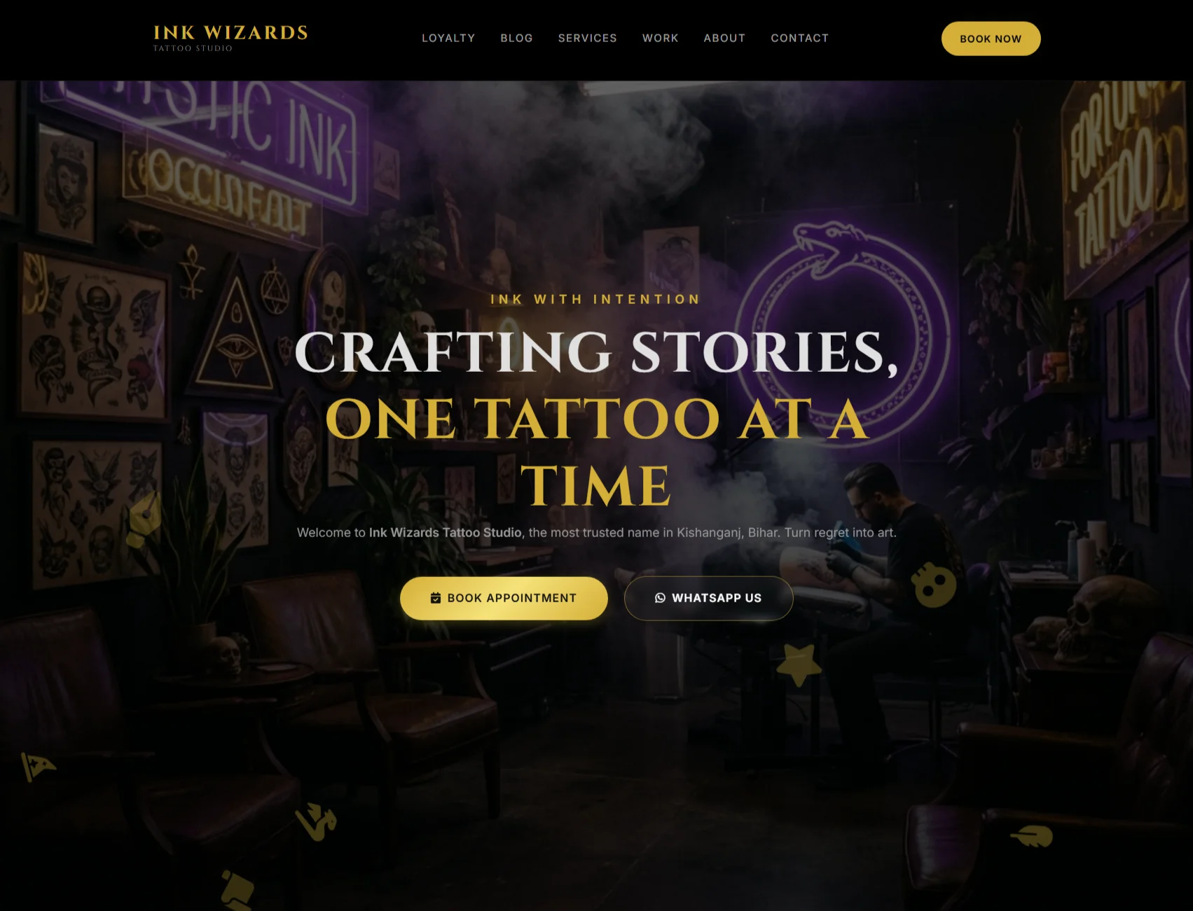 Ink Wizards Tattoo Studio: Crafting Stories